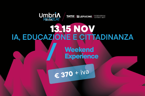 WEEKEND EXPERIENCE | 13-15 NOVEMBRE