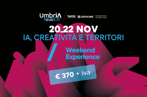 WEEKEND EXPERIENCE | 20-22 NOVEMBRE