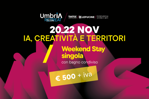 WEEKEND STAY singola con bagno condiviso | 20-22 NOVEMBRE