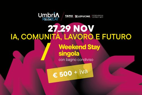 WEEKEND STAY singola con bagno condiviso | 27-29 NOVEMBRE