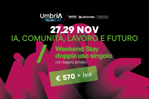 WEEKEND STAY doppia uso singolo con bagno privato | 27-29 NOVEMBRE
