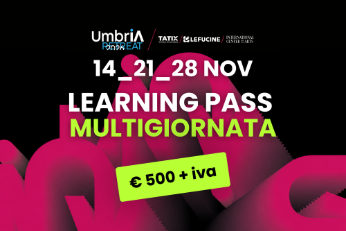 LEARNING PASS MULTIGIORNATA | 14, 21 e 28 novembre